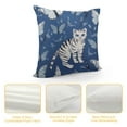 thumbnail image 4 of GOSMITH  Blue Butterfly Cats Pillow Covers Trimmed Pillow Cover Cushion Case for Bed Couch Sofa Farmhouse Decorative,, 4 of 5