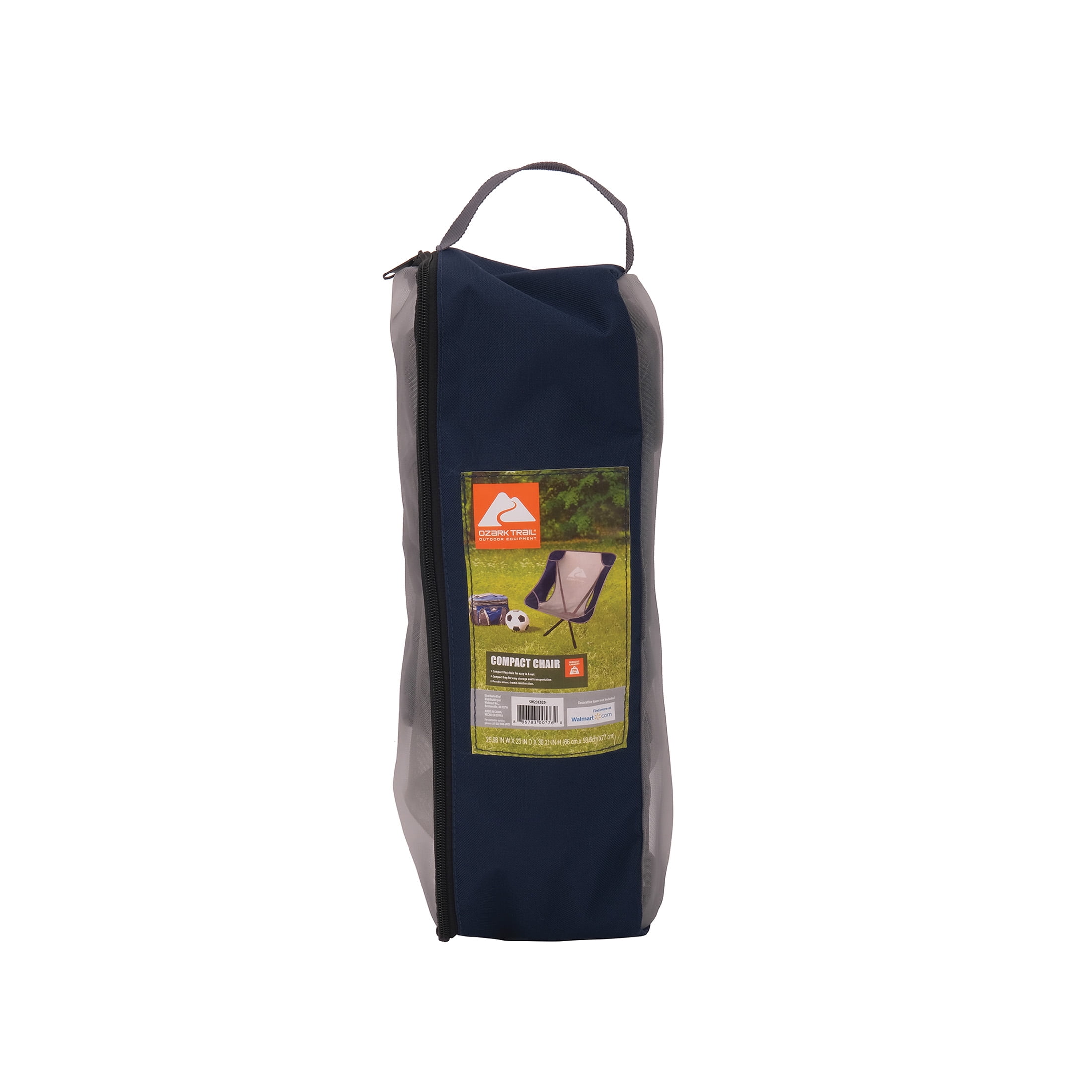Ozark Trail Adult Instant Compact Chair, Navy