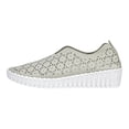 thumbnail image 2 of Bernie Mev Women's Tiffani Leather Cutout Slip On Sneakers, 2 of 5