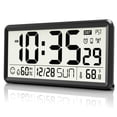 thumbnail image 1 of Reloj de pared digital EASYERA de 15'' con temperatura y humedad, 1 of 9