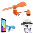 thumbnail image 2 of Kjfeif Phone Fan USB C, Mini Portable Cell Phone Fan for Phone and Android Cellphones with Type-C Port, Small Personal Travel Pocket Fans Summer Gadgets, 2 of 8