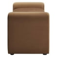 thumbnail image 3 of Modway Waverly Performance Velvet Bench in Brown, 3 of 8