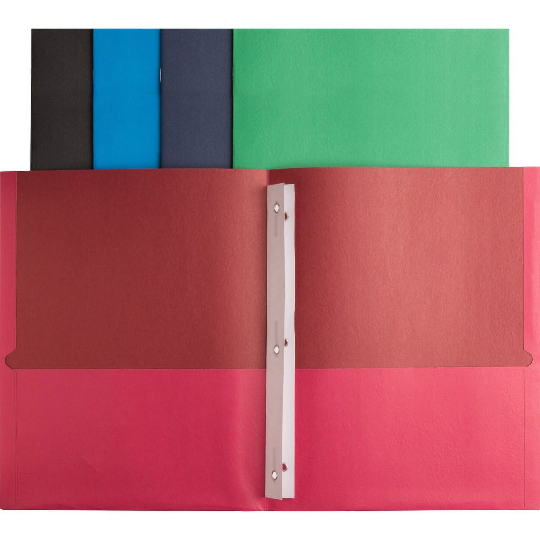 Business Source, BSN78510, Pocket Folder, 25 / Box, Red