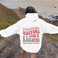 thumbnail image 5 of Womens Casual Long Sleeve Graphic Tee Shirts Hooded Sweatshirts Pullover Tops For Women, 5 of 7