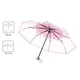thumbnail image 2 of Paraguas Con Estampado De Cereza, Paraguas De Lluvia Transparente Portátil Plegable Con Tres Paraguas Plegados Para Fotografía Rosa, 2 of 6