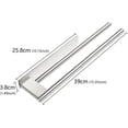 thumbnail image 2 of Bathroom Towel Rack No Drilling Double Adhesive Towel Rack Stainless Steel Two Arm Wall Mounted Towel Rack for Bathroom Kitchen,Silver, 2 of 5