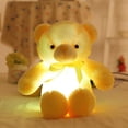 thumbnail image 4 of Oso de peluche creativo, juguete de peluche con LED, oso de peluche brillante, juguetes para Amarillo-30cm Zulema Peluche de dibujos animados Animasl suave, 4 of 8