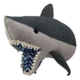 thumbnail image 3 of Fiona Walker England Handmade Organic Great White Shark Wall Decor Large 13"L, 3 of 4