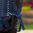 thumbnail image 5 of ARDEN 2-Pack Outdoor Patio Dining Chair Cushion, 20x44, Rain-Proof Seat Pad, Fade-Resistant Outdoor Cushion Sapphire Liberty Mosaic, 5 of 9