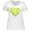 AA-White, variant on Inktastic Tennis Ball in Heart Women's Plus Size T-Shirt
