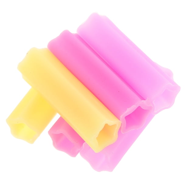3 pares de fundas de silicona para tijeras de cutículas, protector de cutículas, fundas de silicona para tijeras
