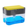 thumbnail image 1 of Zshan Kitchen Dishwasher Detergent Liquid Press Dispenser Box with Sponge Cleaning Pad, 1 of 7