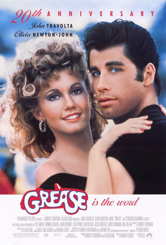 Regular Style Details about   Grease Framed Movie Poster Size: 24" x 36" 