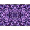 thumbnail image 1 of Ahgly Company Machine Washable Indoor Rectangle Transitional Purple Area Rugs, 2' x 5', 1 of 7