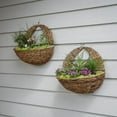 thumbnail image 4 of Gardman Rustic Rattan Wall Basket, 4 of 4