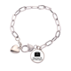 thumbnail image 1 of Cuidado &nbsp; tu &nbsp; pertenencias símbolo negro Pulsera de cadena de corazón joyería encanto moda, 1 of 3