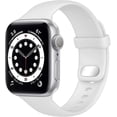 thumbnail image 1 of Compatible with Apple Watch Straps 42mm/44mm/45mm/49mm Replacement Band for iWatch Series SE 9 8 7 6 5 4 3 2 1(White), 1 of 3