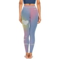 thumbnail image 3 of COSFO Tapered Pants for Women Yoga Workout Blue Butterfly Legging Spants Full Length High Elastic Waisted Breathable Athleisure Pants, 3 of 4