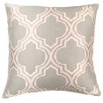 thumbnail image 1 of Aria Feather and Down Throw Pillow In Dove Jacquard Fabric, 1 of 1