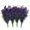 Bell Leaves-purple-4 Pcs, variant on ZOELNIC 6 Bundle Artificial Bamboo Grass, Plastic Shrubs Leaves Plants Wedding Indoor Outdoor Home Garden Kitchen Office Table Arrangements Christmas Decoration