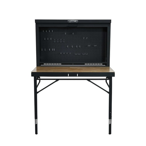 Lifetime Wall Mounted Workbench and Tool Storage Unit
