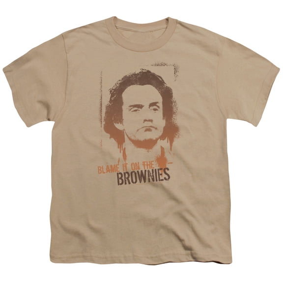 Taxi Blame It On The Brownies Youth 18/1 T-Shirt Sand
