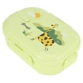 thumbnail image 2 of YUMILI Boîte à Lunch pour Enfants, boîte à Lunch Isotherme en Acier Inoxydable étanche Bento Box Conteneur Alimentaire Japonais(Vert), 2 of 14