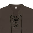 thumbnail image 6 of Men's short-sleeved henley shirt light lace-up sports short-sleeved top casual outdoor top, 6 of 8