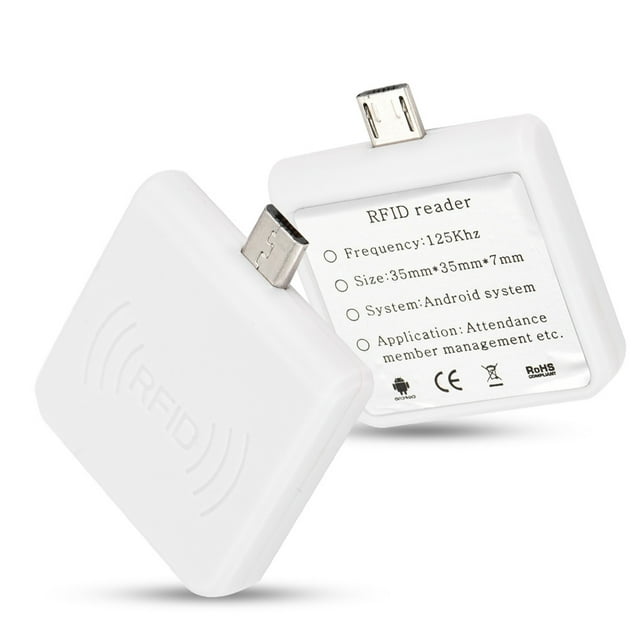 Simple & Convenient PVC Material Mini ID Card Reader, Plug & Play High Frequency Card Reader, Home-School Connection For Conference Sign-In
