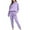 Multicolor, variant on LYXSSBYX 2 Piece Outfit for Women Fall Women's Solid Color Casual Pullover Round Neck Long Sleeve Hooded Sweatshirt Long Pants Set
