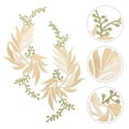 thumbnail image 4 of USHOBE 4Set Leaf Design Embroidery Appliques for T Shirts and Hats Diy Craft Items 17.0X8.0X0.4In Yellow, 4 of 8