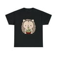 thumbnail image 2 of Hedgehog Eating Ramen Noodle Soup Cute Tee T-Shirt, 2 of 2