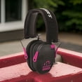 thumbnail image 4 of Walker’s Razor Slim Electronic Muff (Black/Pink) with Ballistic Protection Glasses, and Case, 4 of 6