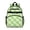 Green and White, variant on Purple and Black Checkered Pattern Backpack for School, Cute School Bag with Adjustable Shoulder Straps and Padded Back, 15.25"x11.5"x5.25"