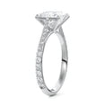 thumbnail image 2 of Bow Jewel Princess Cut 1.9 Ct Excellent Diamond Engagement Ring - 14K White Gold Plated Ring - Eternity Diamond Ring for Women's Wedding, 2 of 3