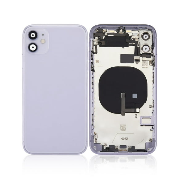Replacement Battery Back Housing With Parts Compatible With Apple iPhone 11 (A2111) - Purple