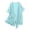 Light Blue, variant on Womens Long Cardigans Lightweight Cover Up Fall Casual Loose Fit Half Sleeve Cotton Tops Beach Coverups with Pockets (Black, L)