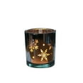 thumbnail image 2 of Glass Candle Holder Little Snowflake Decorative Candle Cup Holders - Decorative Votive Tealight Glass Cup for Christmas, Winter Home Decor, Holiday Centerpiece, 2 of 6