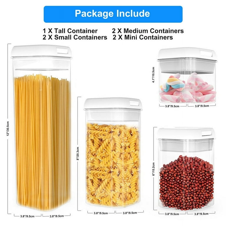 Vtopmart Airtight Food Storage Containers, 6 Pieces Mini BPA Free