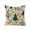 thumbnail image 1 of 1 PC Christmas Throw Pillow Cover 18x18 Inch Home Decor Cushion Case for Sofa Couch Farmhouse Christmas Decorations, Color#39, 1 of 5