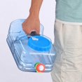 thumbnail image 2 of pitrice Contenant d'Eau avec Robinet Bouteille Porte-Eau Camping Conduite Randonnée Camp Randonnée Urgence 10 L 40x20x18 cm, 2 of 9
