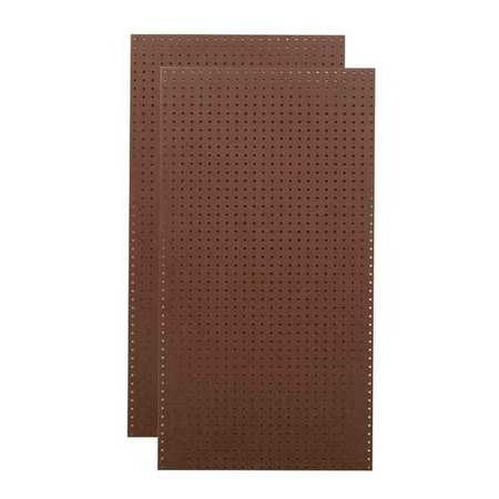TRITON PRODUCTS TPB-2BR Pegboards,Brown,48 in. H,24 in. W,PK2 G3719390