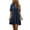 A Navy, variant on Women's Summer Short Sleeve Casual Dresses V-Neck Floral Party Dress Navy XXXL