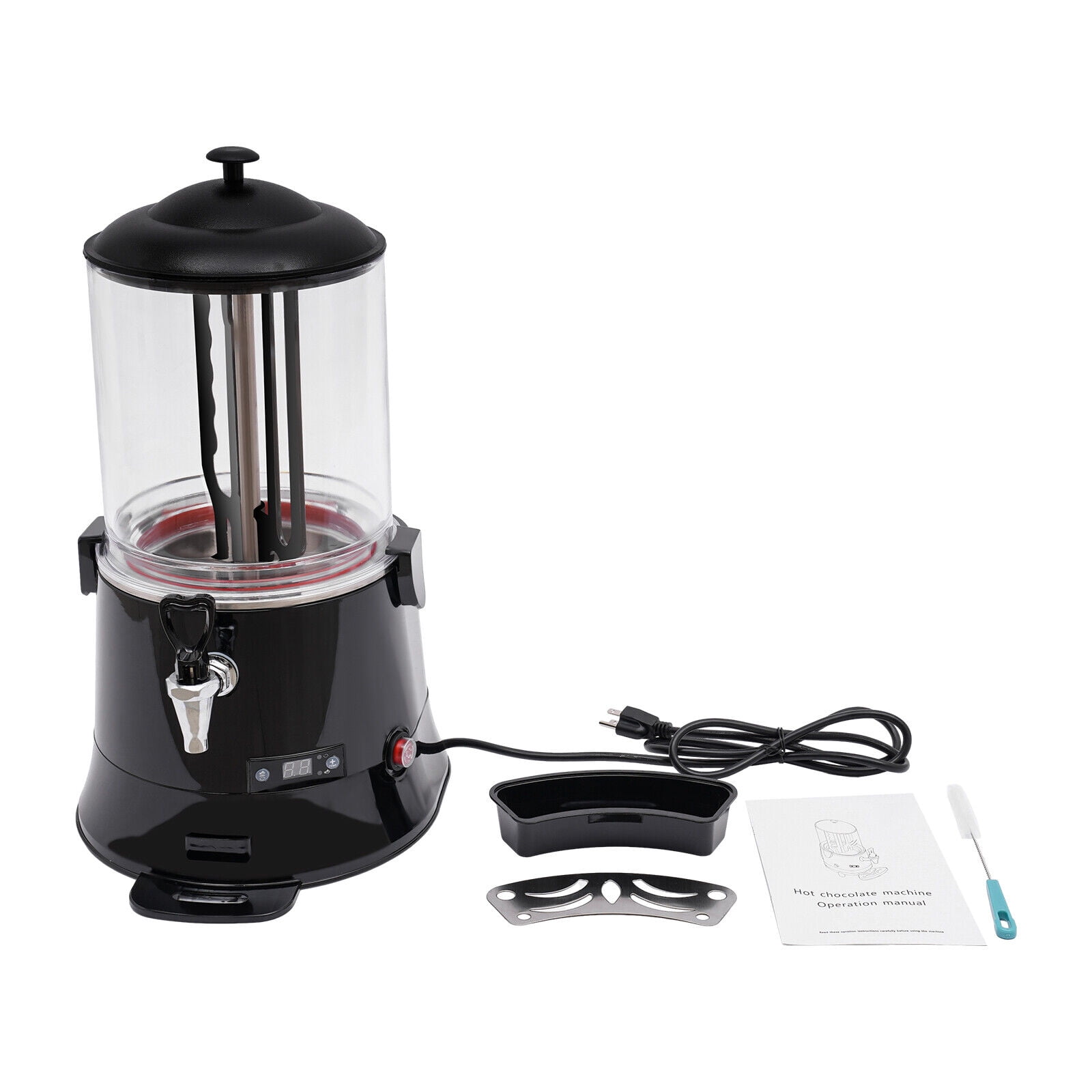 Hot Chocolate Machine, 10L Commercial Hot Chocolate Machine Maker, Hot Beverage Warmer for Heating Chocolate Coffee Milktea