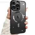thumbnail image 3 of Lens Protection Film With Magsafe Case For iPhone 15 14 13 12 Pro Max Matte Bumper Wireless Charging Magnetic Adsorption Clear, 3 of 5