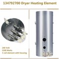 thumbnail image 3 of Monkemon 134792700 Elemento Calefactor Para Secadora 137032600 Limitador Térmico Y Termostato 3204267 Compatible Con Secadoras Electrolux Frigidaire Reemplazo Ps2349309 Ap4368653 Ap4368739 Ps2349395 Y, 3 of 7
