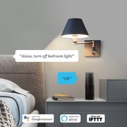 BroadLink Smart Bulb, 10W RGB Dimmable Wi-Fi LED Smart Light Bulbs Color Changing A19 800lm, Works with Google Home, Siri and IFTTT, No Hub Required (1-Pack)