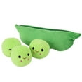 thumbnail image 2 of Juguete de peluche, almohada suave, vaina de guisante rellena, juguetes, regalo para niños, 2 of 11