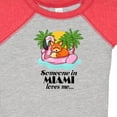 thumbnail image 4 of Inktastic Someone in Miami Loves Me Boys or Girls Baby Bodysuit, 4 of 5