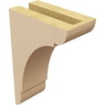 thumbnail image 5 of 3"W x 6"D x 9"H Classic Olympic Rough Cedar Woodgrain TimberThane Corbel, Primed Tan, 5 of 6